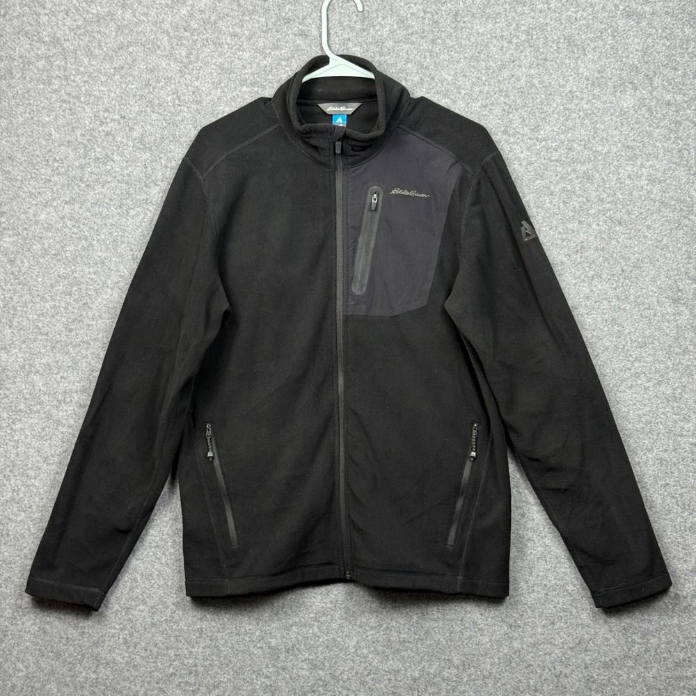 Eddie Bauer First Ascent Mens Fleece Jacket Full Zip Outdoor Adventure Size M